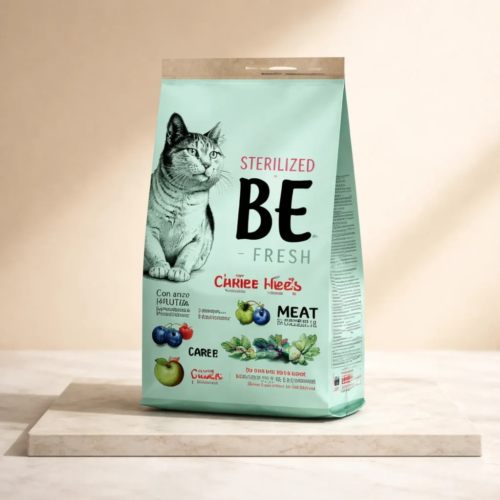 Pienso de 6 Kilos Be Fresh para gatos esterilizados