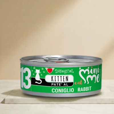 Lata Disugual para gatos de paté de conejo