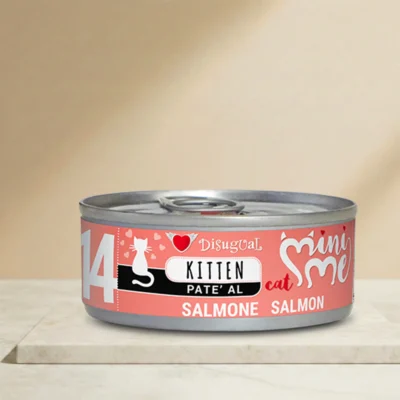 Lata de Disugual de paté de salmon para gatos