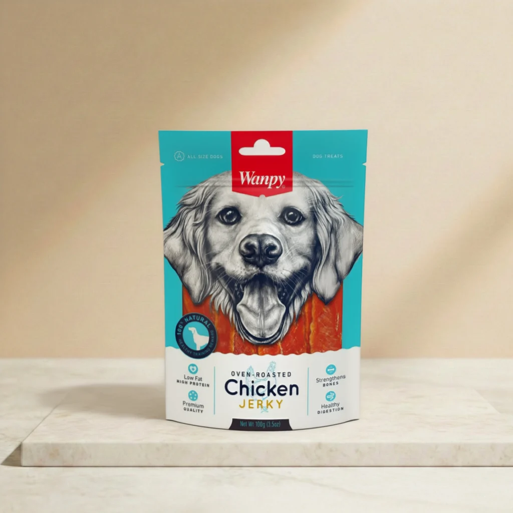 Wanpy snack natural de pollo de 10 gramos