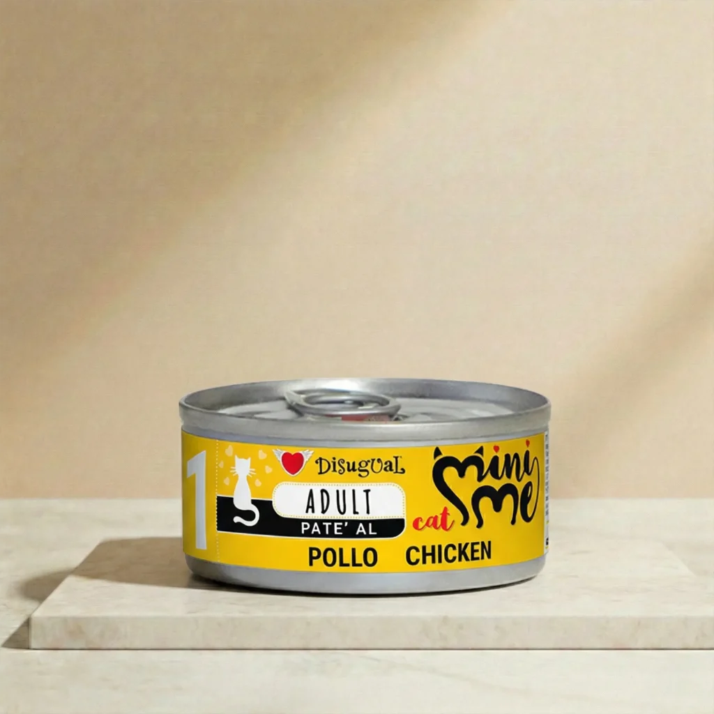Lata 85 gramos Disugual pate pollo gatos adultos