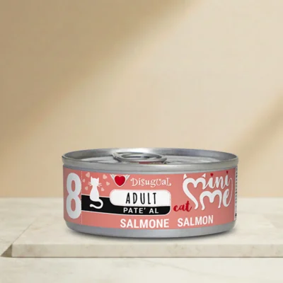Paté para Gatos Adultos Disugual Mini-Me Salmón - Nutrición Completa