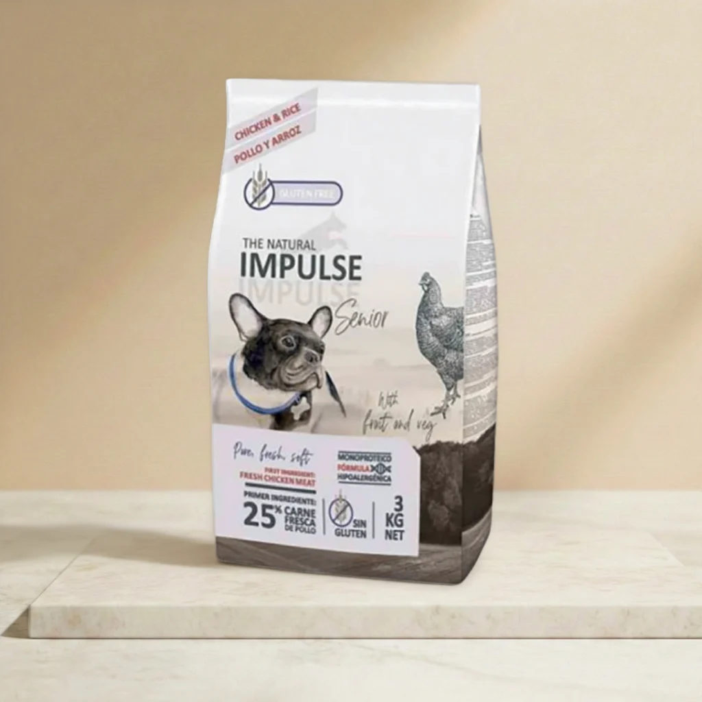 Impulse senior de pollo y arroz de 3 Kg
