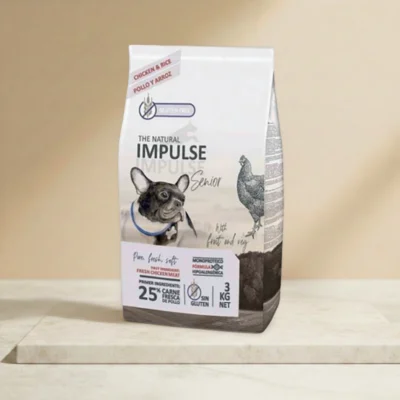 Impulse senior de pollo y arroz de 3 Kg
