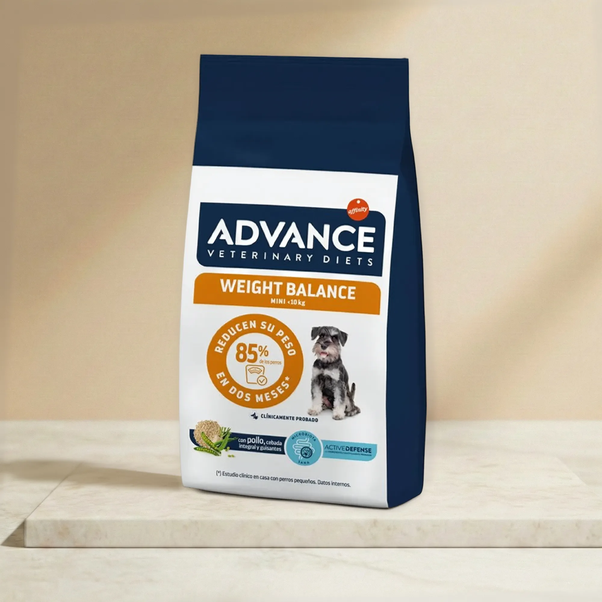 Pienso dietético para perros adultos de tamaño pequeño, con bajo aporte energético y graso, que ayuda a controlar el peso mientras mantiene la masa muscular y favorece la saciedad. Formato 1,5kg