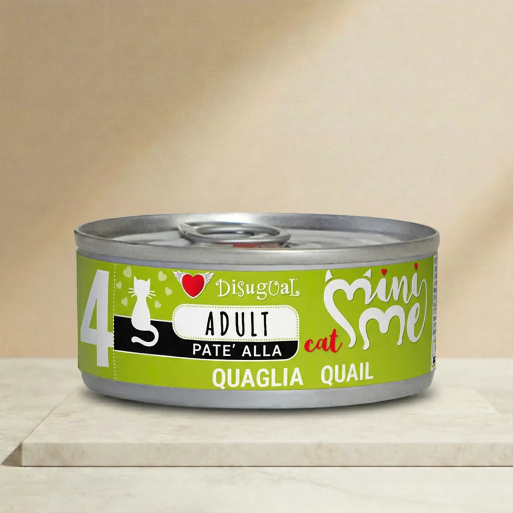 Lata de disisgual de codorniz de 85 gramos