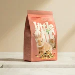 Alimento completo para conejos jóvenes en crecimiento, con mezcla de ingredientes vegetales y alto contenido en fibra que favorece la digestión y el correcto desgaste dental.