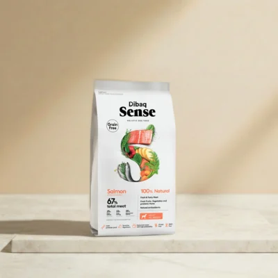alimento grain free para perros adultos de todas las razas elaborado con salmón fresco que ayuda al sistema inmunológico y mejoran el pelaje.